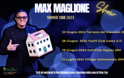 SUMMER TOUR 2024 di Max Maglione in “Detto tra noi” per Peter Pan!