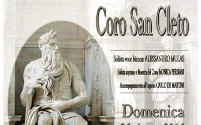 CONCERTO CORO SAN CLETO