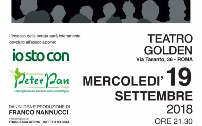 “Music for Love”: 19 settembre al Teatro Golden la musica per Peter Pan