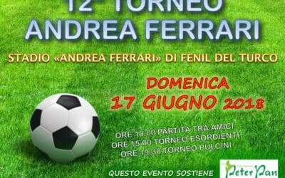 12 Torneo Andrea Ferrari: piccoli calciatori a sostegno di Peter Pan