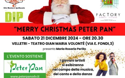 “Merry Christmas”: A Velletri il 21 dicembre la solidarietà in musica e danza per Peter Pan