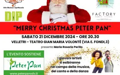 “Merry Christmas”: A Velletri il 21 dicembre la solidarietà in musica e danza per Peter Pan