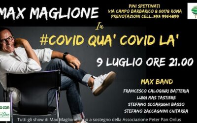 “Covid quà Covid là”: Max Maglione torna il 9 luglio per Peter Pan