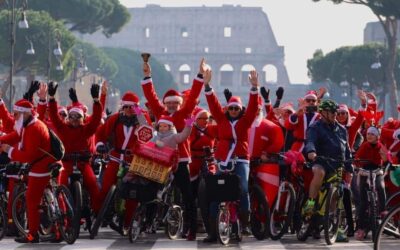 La Pedalata dei Babbo Natale per le Case di Peter Pan 2024