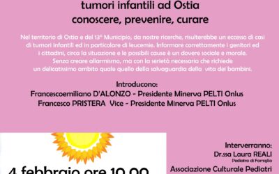 La salute dei nostri bambini, tumori infantili ad Ostia conoscere, prevenire, curare