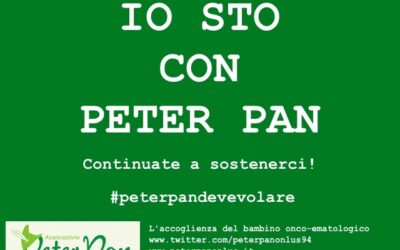 #peterpandevevolare Personalizza il tuo account Facebook e grida con noi Io Sto con Peter Pan