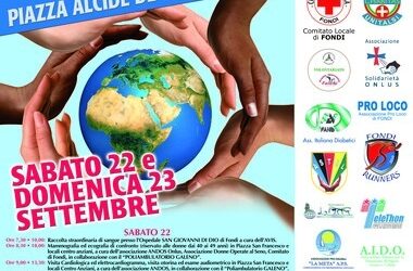 “TERZA FESTA DEL VOLONTARIATO” a Fondi