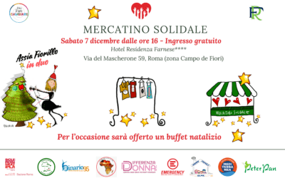 7 dicembre 2024: Peter Pan al “Mercatino Solidale” di Dire Fare Cambiare APS