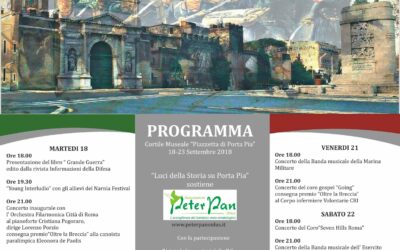 Peter Pan fa “Breccia” a Porta Pia: Luci della Storia premia la Grande Casa.